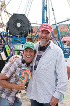Bob Levy with film director Sean Anders.