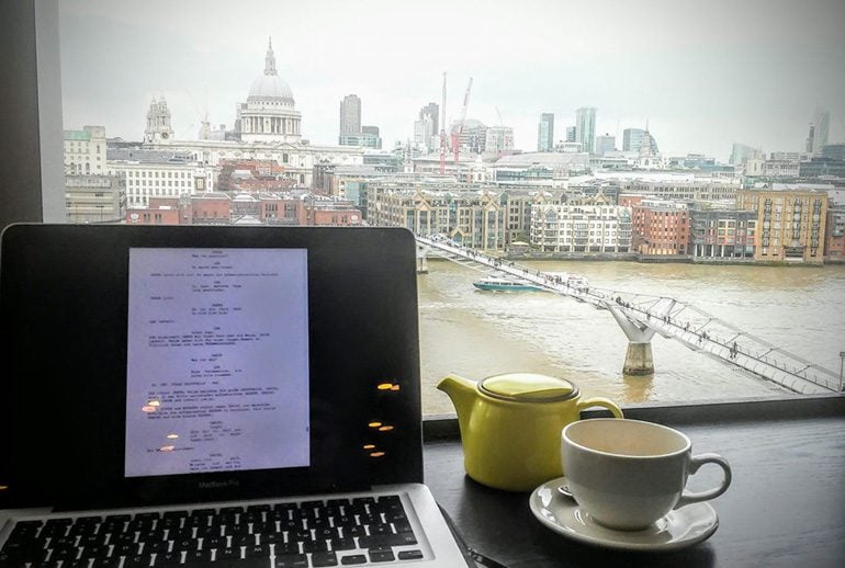 Writing in London, UK.