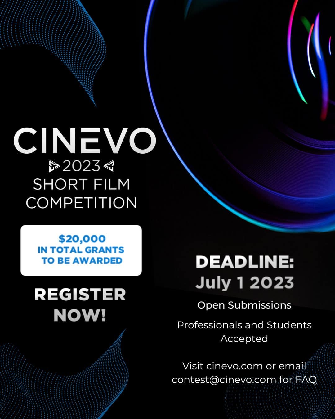 Cinevo - 2023 Short Film Grant Contest