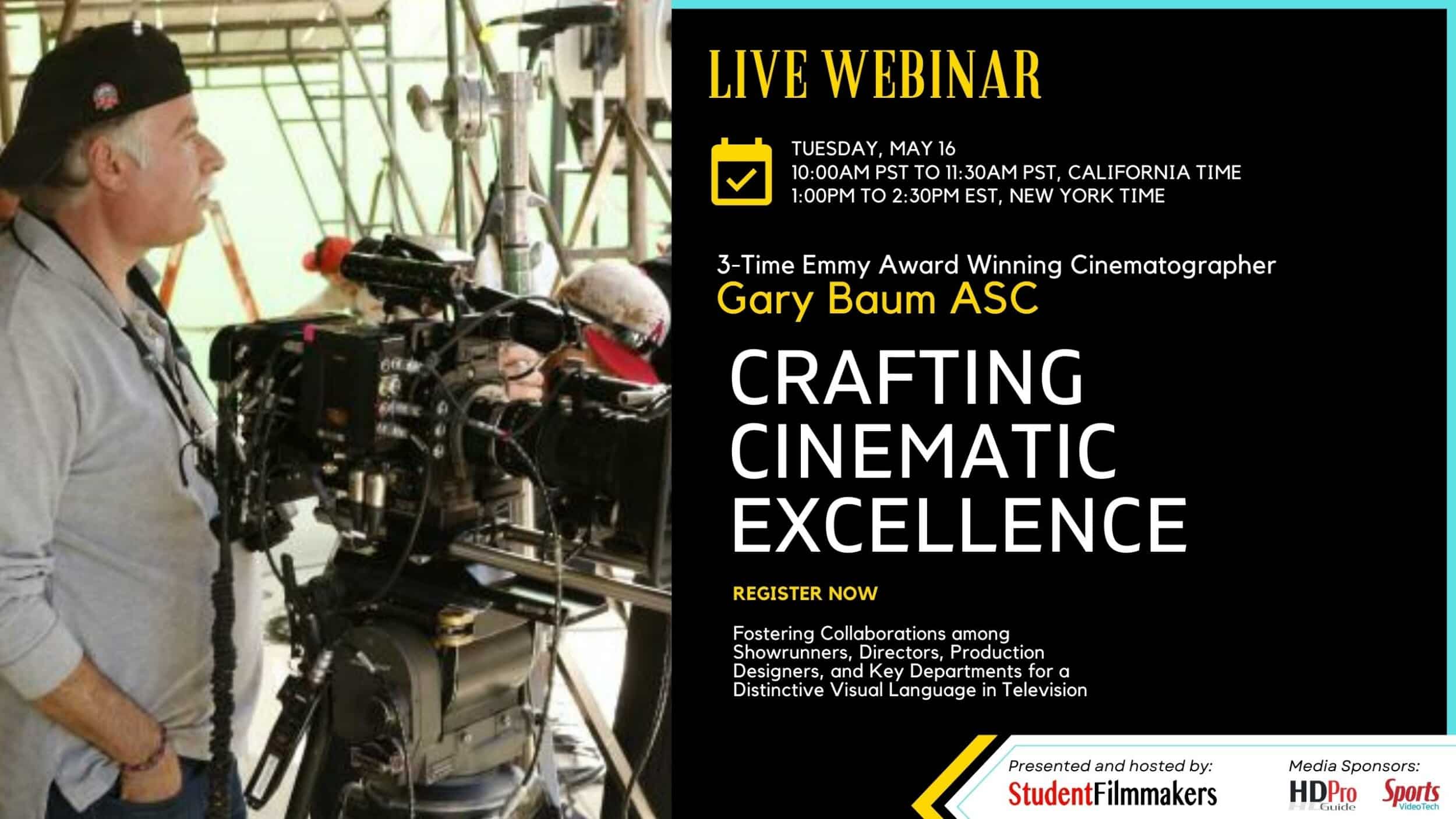 3-Time Emmy Award Winning Cinematographer Gary Baum ASC | Crafting Cinematic Excellence: Fostering Collaborations Among Showrunners, Directors, Production Designers, and Key Departments for a Distinctive Visual Language in Television