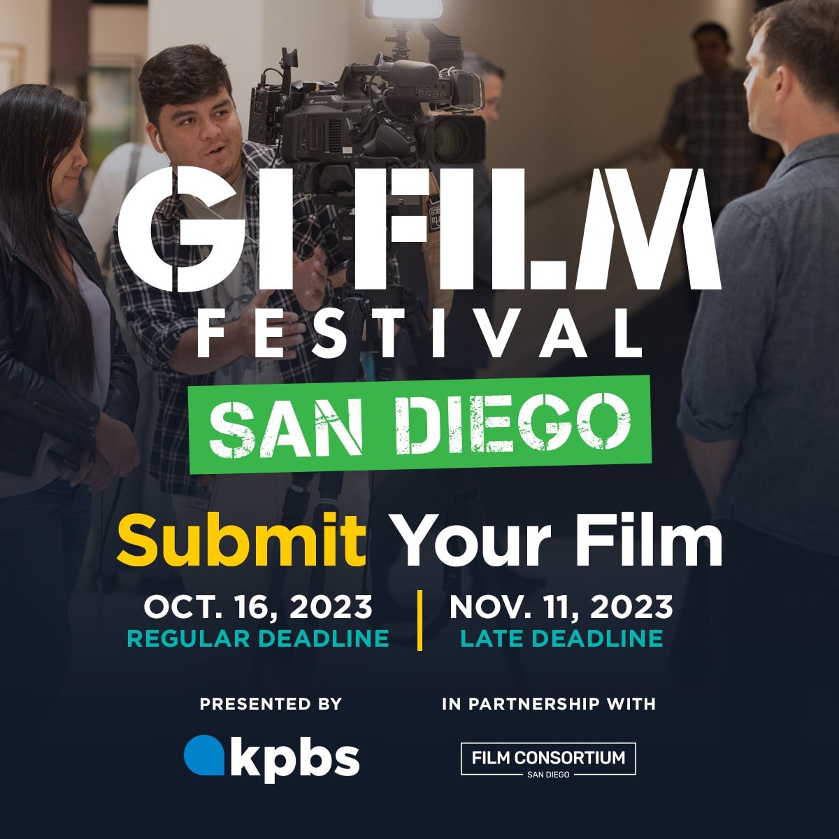 GI FILM FESTIVAL SAN DIEGO 2024. Learn more at https://filmfreeway.com/GIFilmFestivalSanDiego