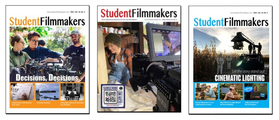 15 Print Magazine Subscription: StudentFilmmakers Magazine, 15 Copies Per Issue / 6 Issues Per Year